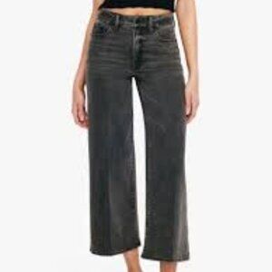 Good American Good Waist Cropped Palazzo Sz 2